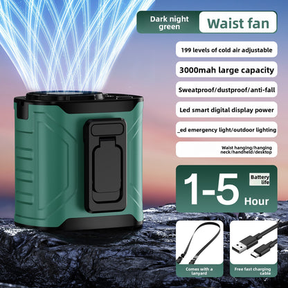 Portable Waist Fan with Long Battery Life